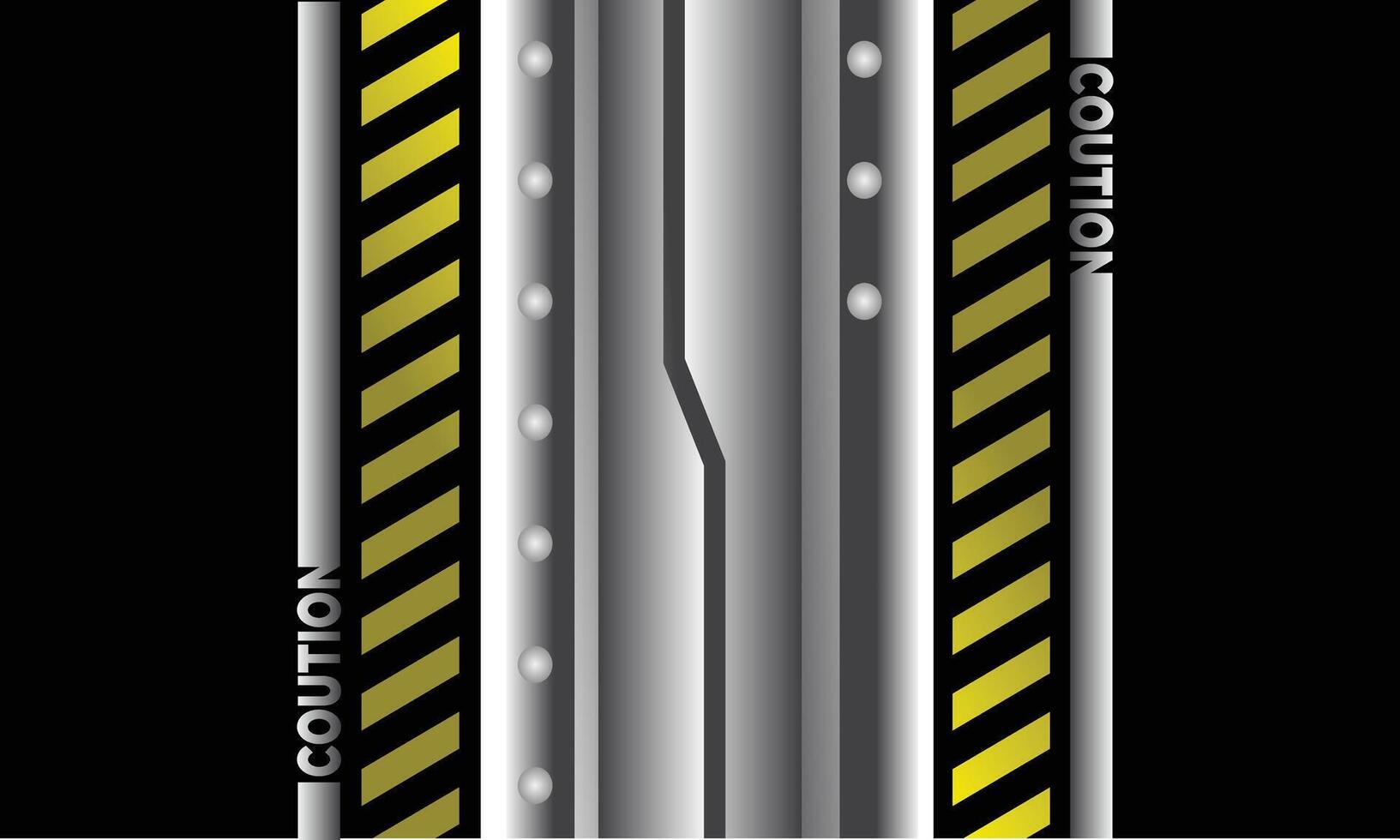 Animated Futuristic Industrial Gate. Suitable for intro, game opening, etc. vector