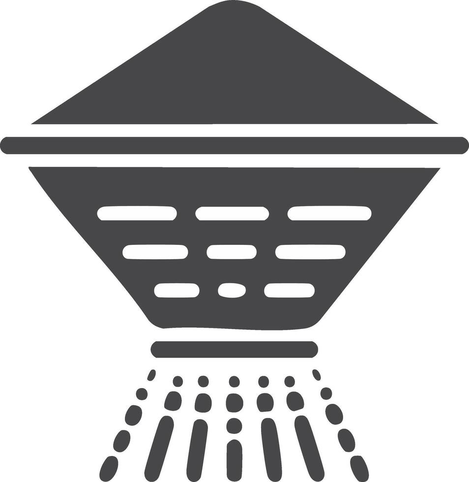 Abstract Geometric Icon Representing Filtration and Separation vector