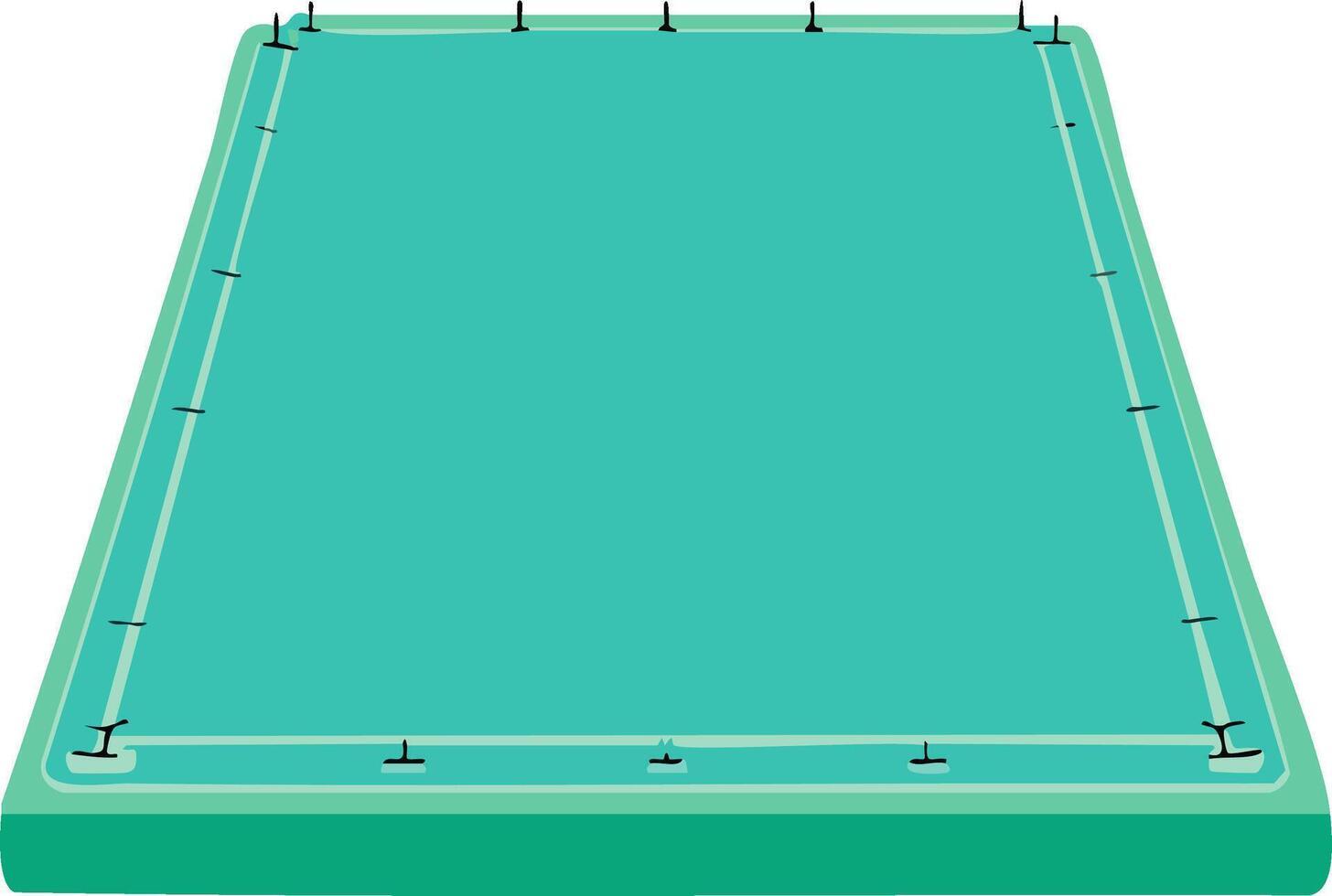 Clean modern empty rectangular playing field illustration vector