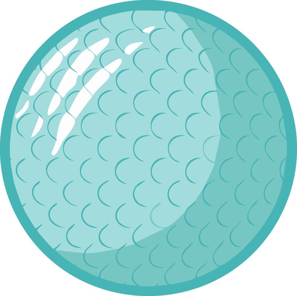 Abstract Teal Sphere with Scale Pattern and Highlights vector