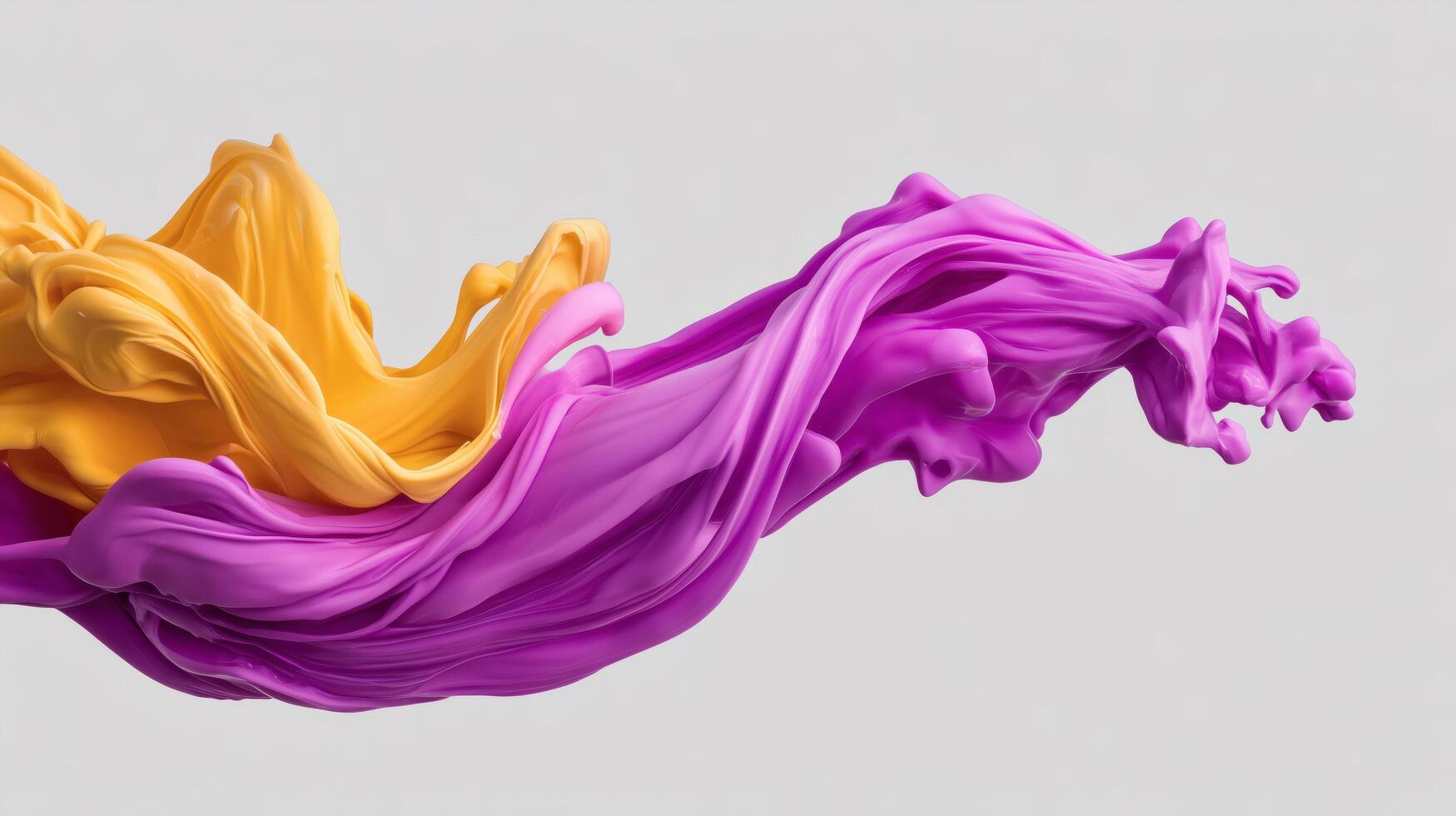 Dynamic abstract design of flowing colors. photo