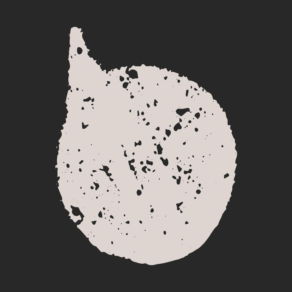 Crayon speech bubble with playful sketch strokes and visible pencil marks. Marker, hand drawn style. Text box chalkboard empty for writing. vector