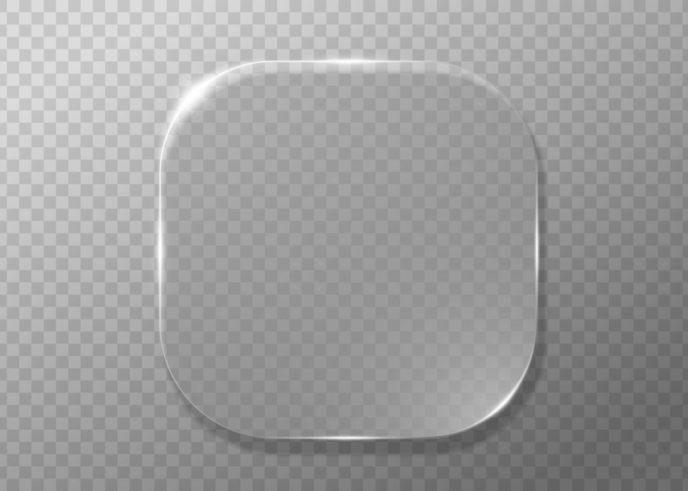 Abstract glass morphism layout with prism reflection and soft shadow. Futuristic 3D glassmorphism UI banner for digital app or website design. vector