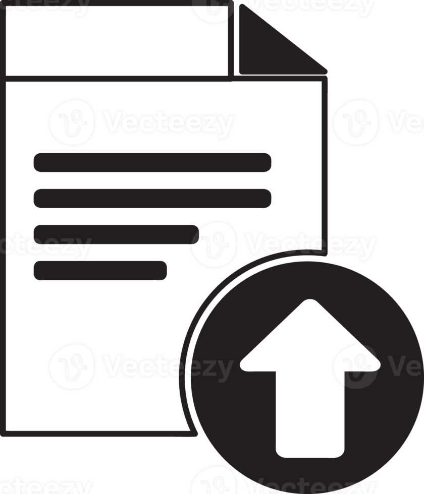 file con un' dati caricare icona design png