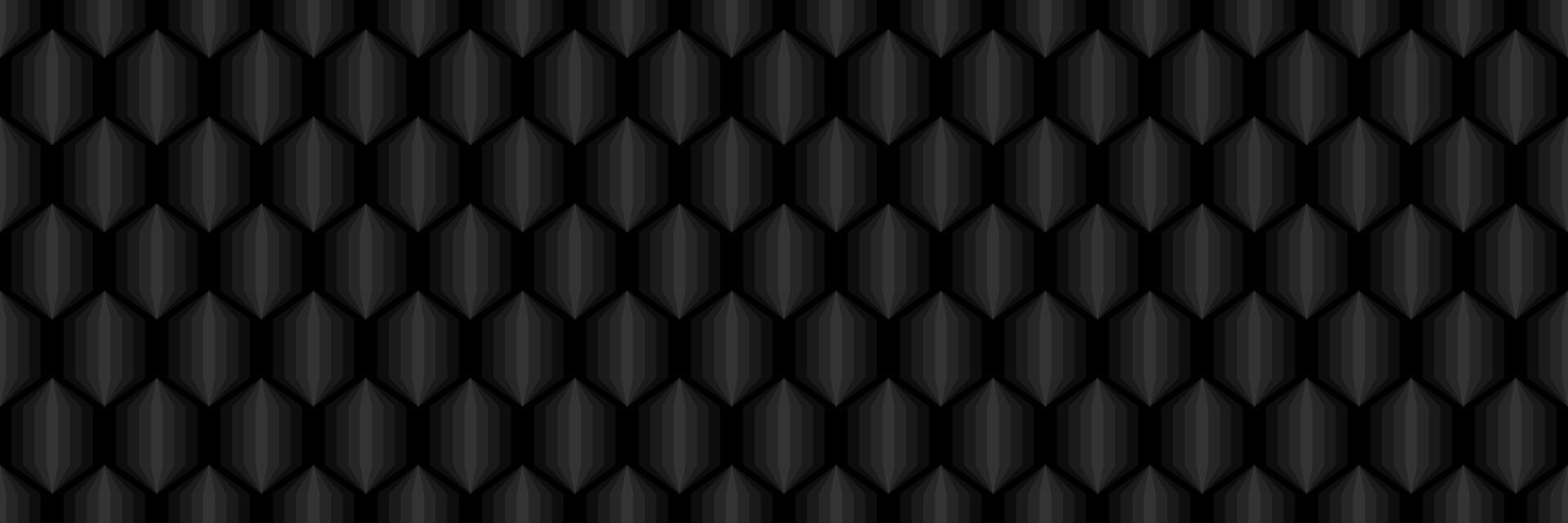 horizontal seamless blended grey to black pattern for design and background. vector