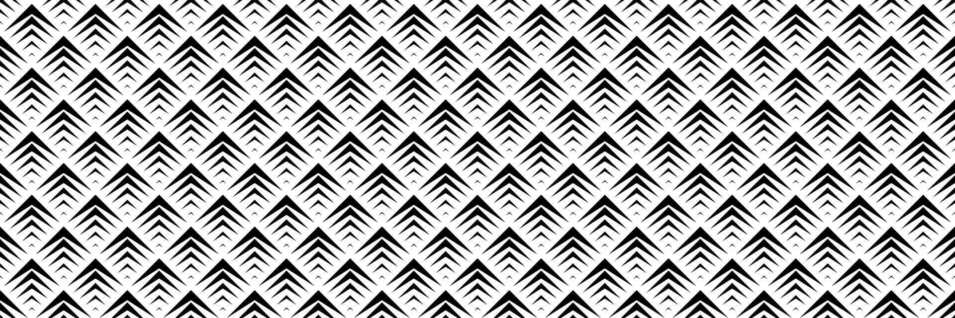 horizontal seamless blended black arrow pattern for design and background. vector