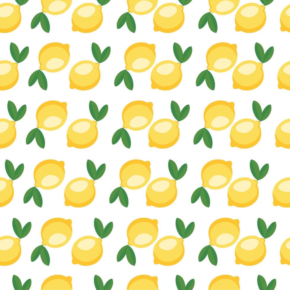 lemonade seamless pattern. citrus pattern design vector