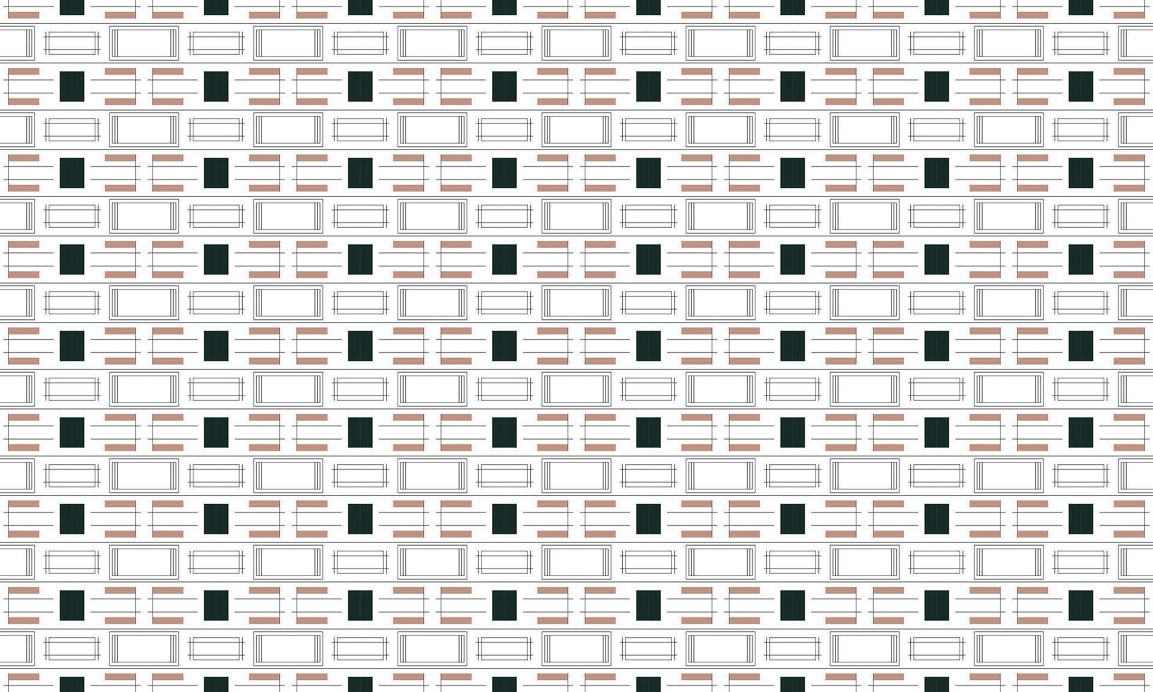 Seamless Minimal Geometric Background with Repeating Shapes vector