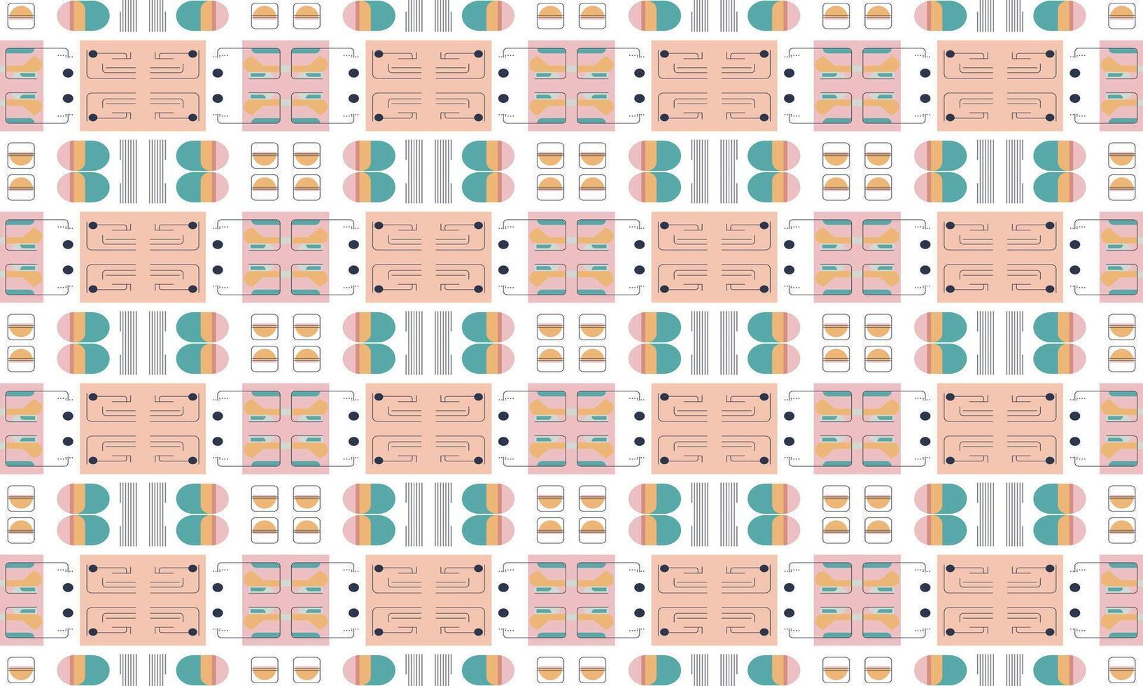 moderno plano geométrico modelo con equilibrado resumen formas vector