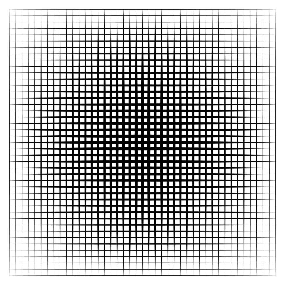 Optical Illusion Grid Squares mosquito net Depth Effect vector