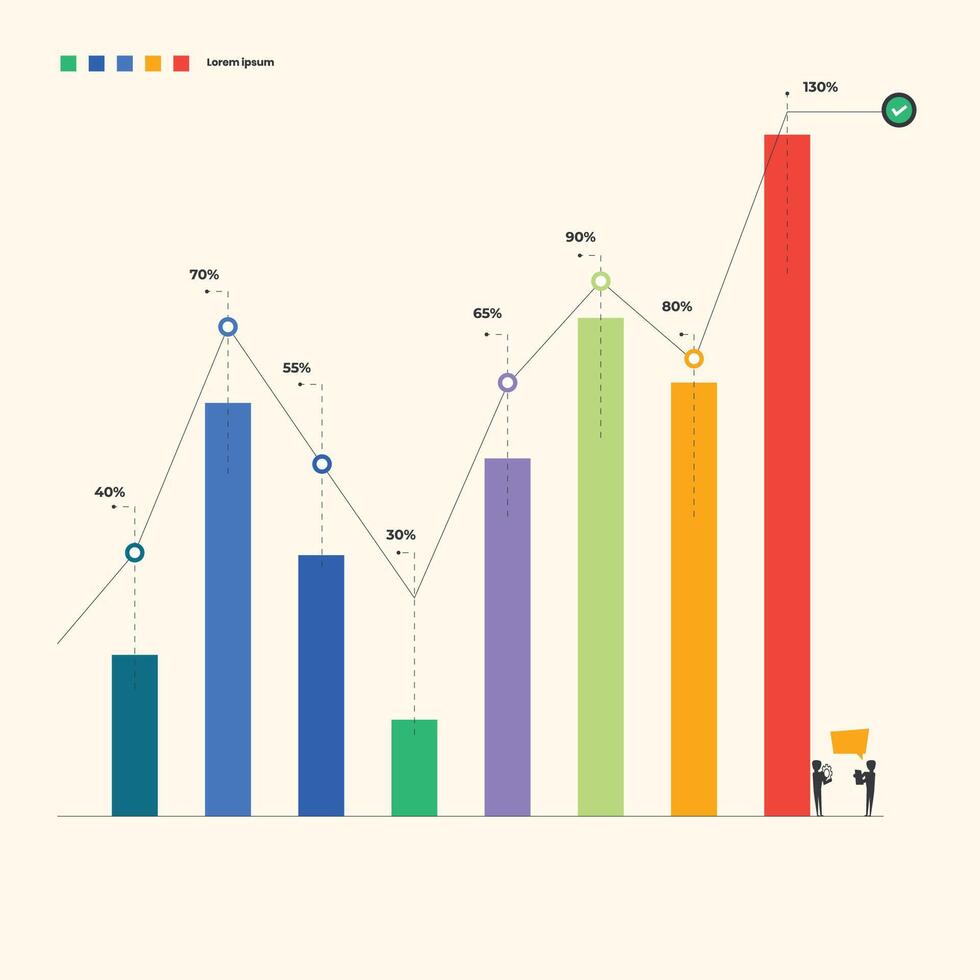 tarta gráfico para informes y presentaciones ui, web. simulado tarta gráfico de un empresario quien quiere a compartir ganancias negocio presentación vector
