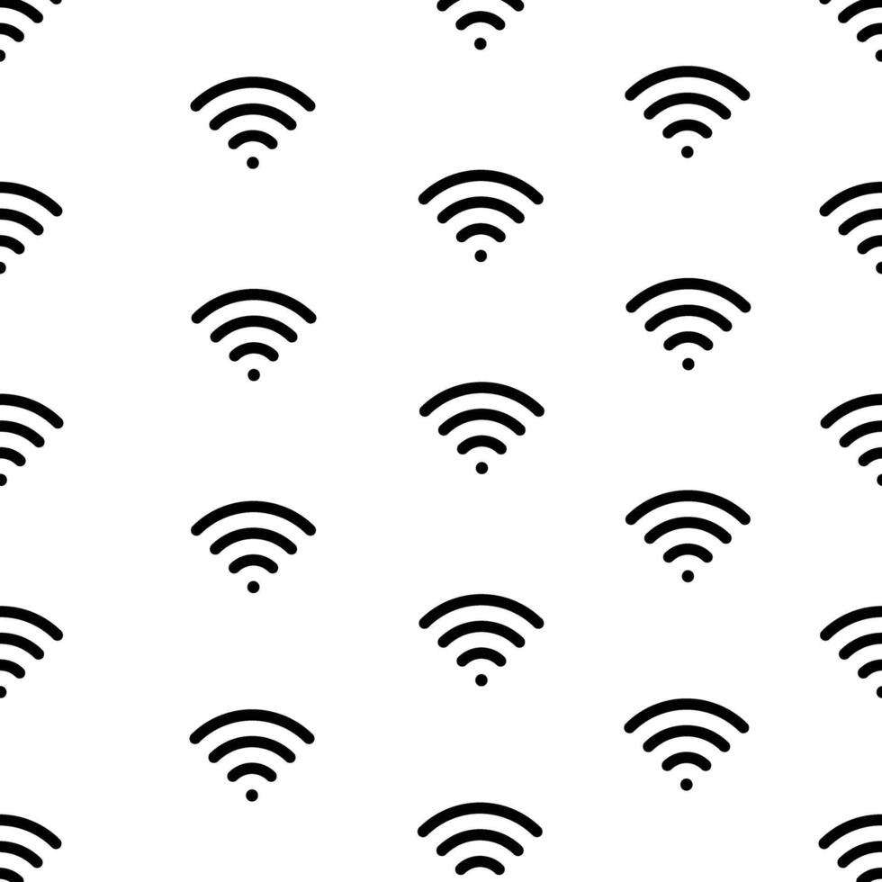 Wifi Network Signal Pattern vector
