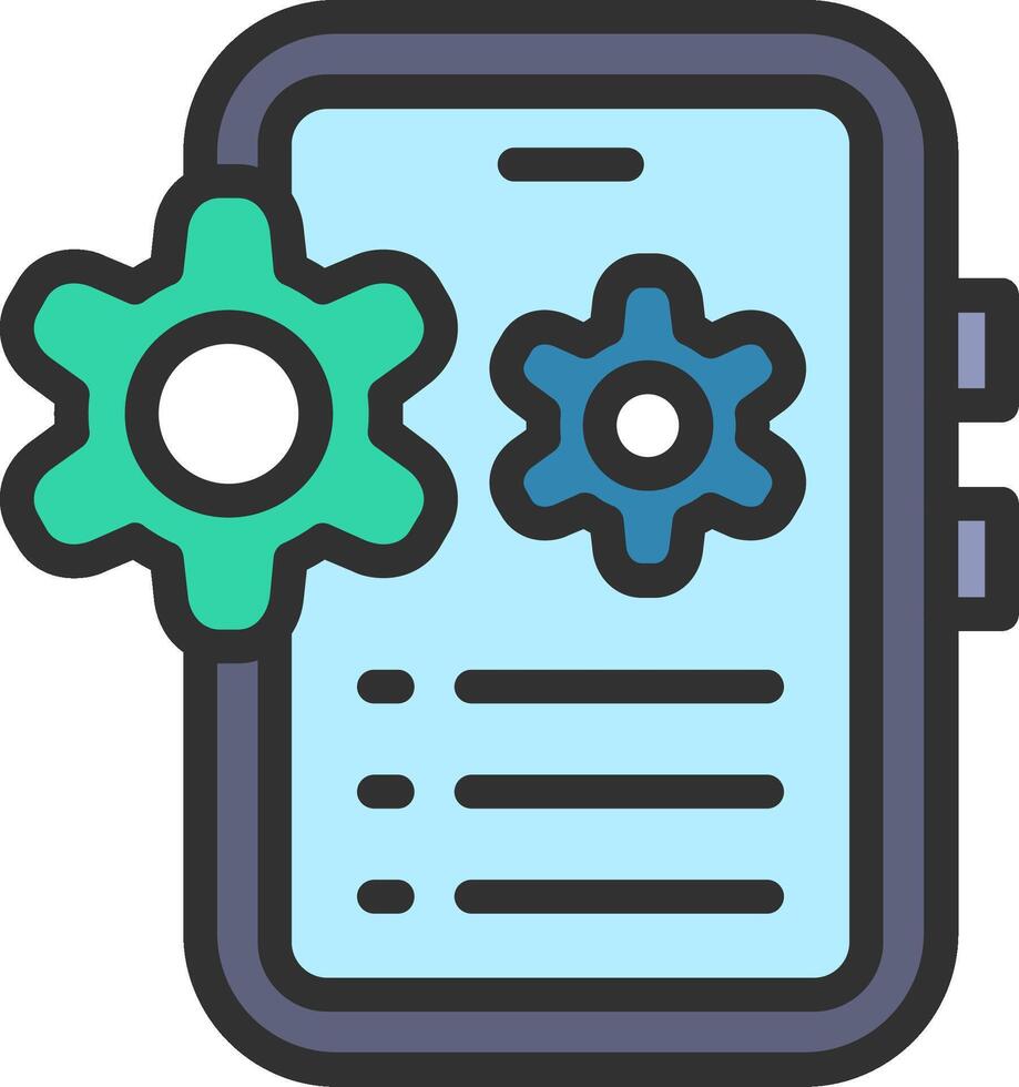 Mobile Optimization Geometric Style Badge vector