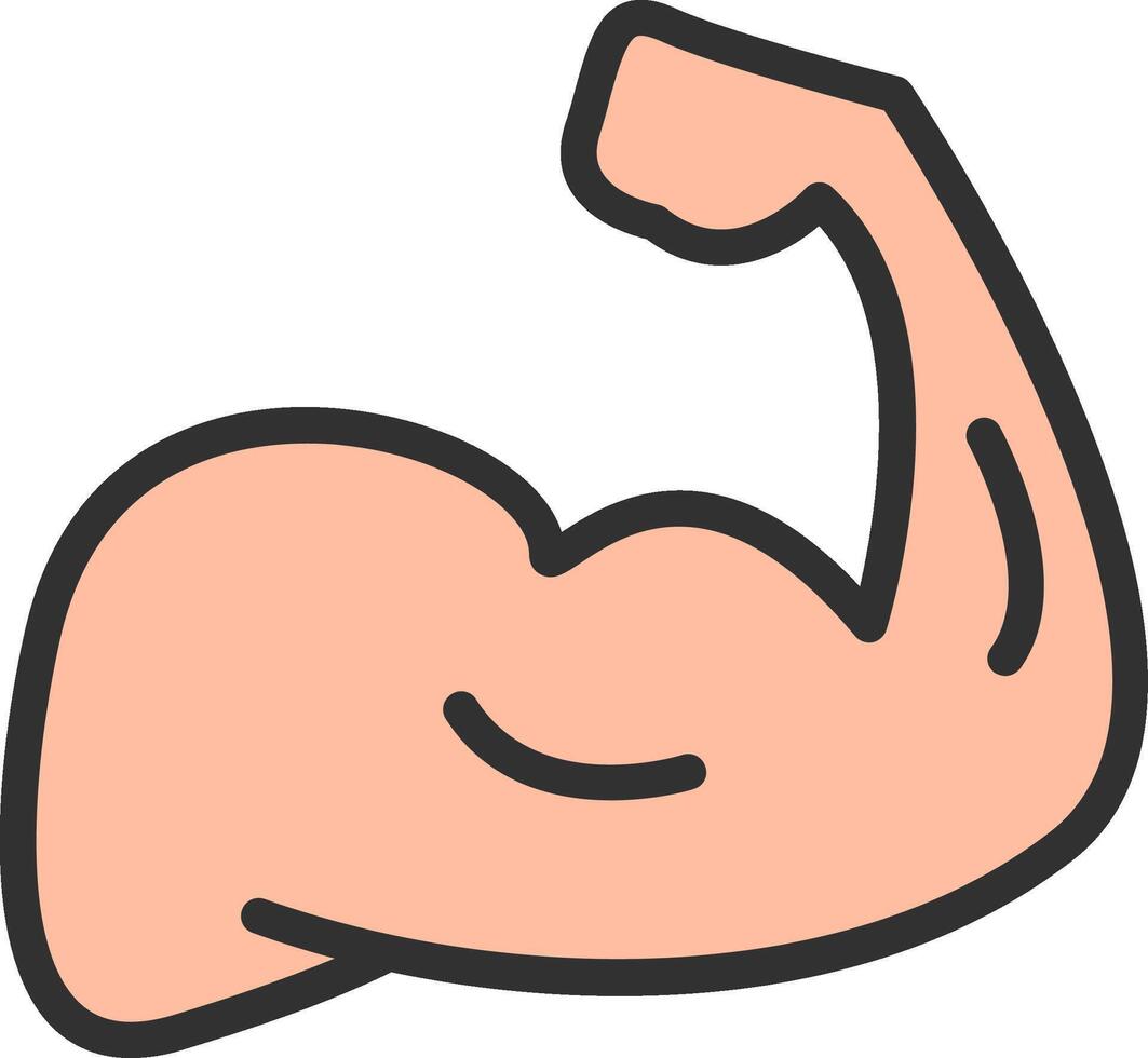 brazo codificado ui símbolo vector