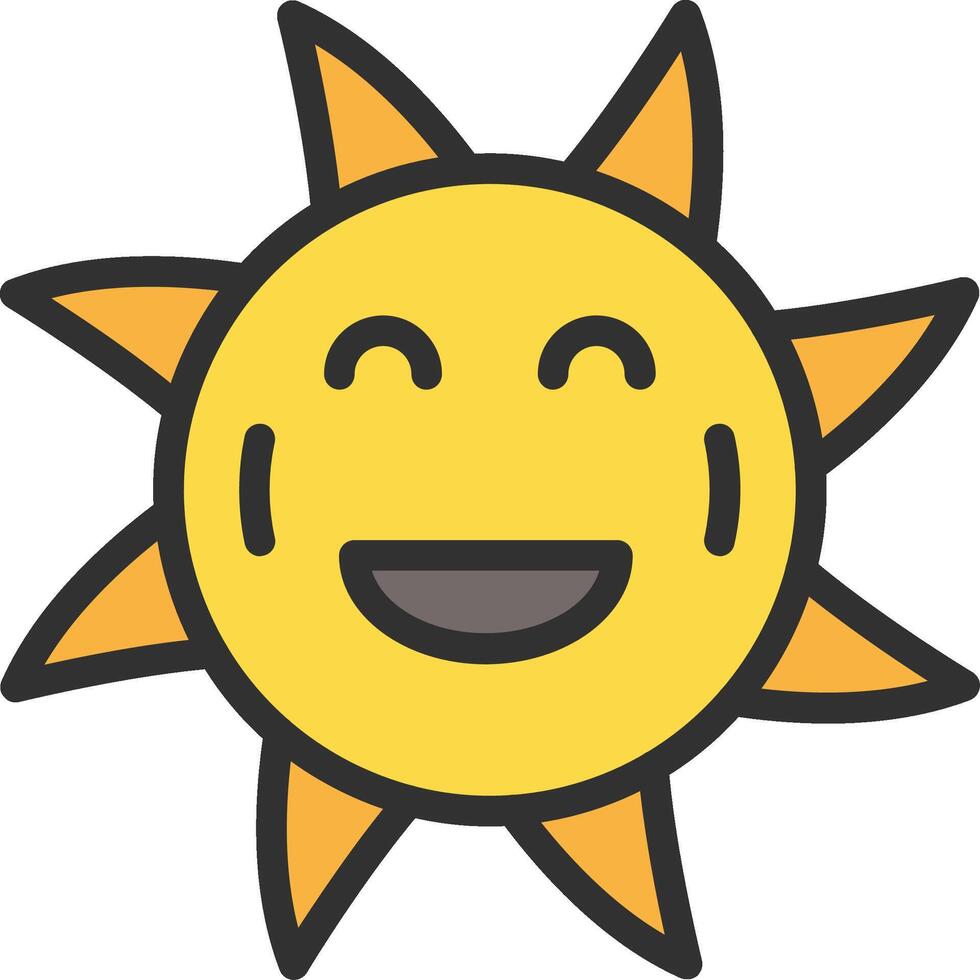 Sun Subtle UI Graphic vector