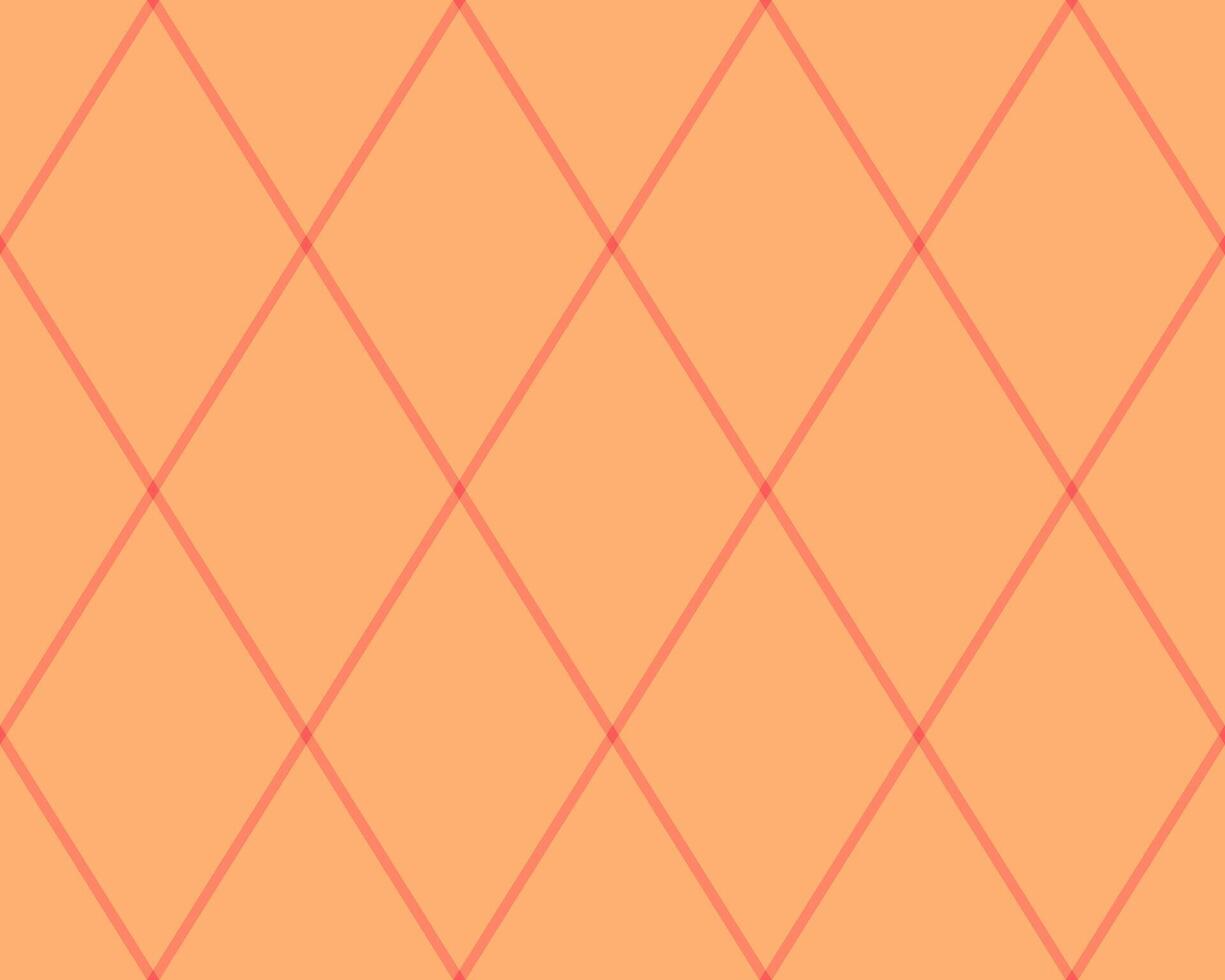 Abstract geometric pattern with intersecting diagonal lines creating a diamond lattice design on a peach background. Ideal for modern backgrounds, textiles, website designs, and presentations. vector