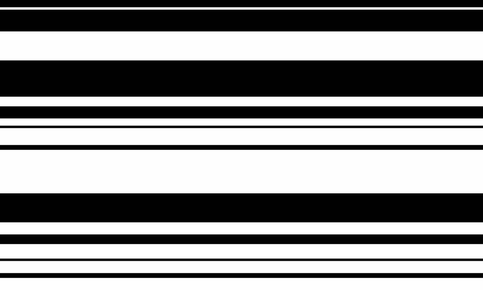 Abstract black and white horizontal stripes pattern. Ideal for backgrounds, website design, textiles, and modern graphic design projects. Clean, minimalist aesthetic conveying simplicity and order. vector