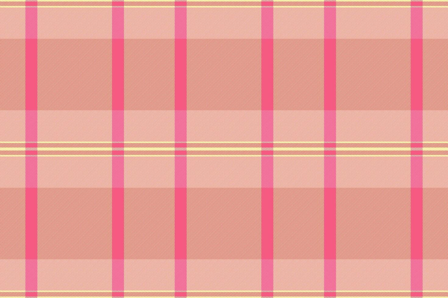 Variety textile fabric tartan, uniform seamless check texture. Unique background pattern plaid in yellow and red colors. vector