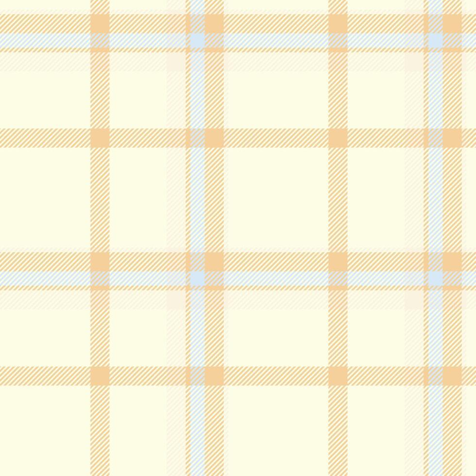 Soft, pastel plaid pattern with intersecting lines. Versatile background for designs needing a warm, cozy, or traditional feel. Great for textiles, branding, or digital projects. vector
