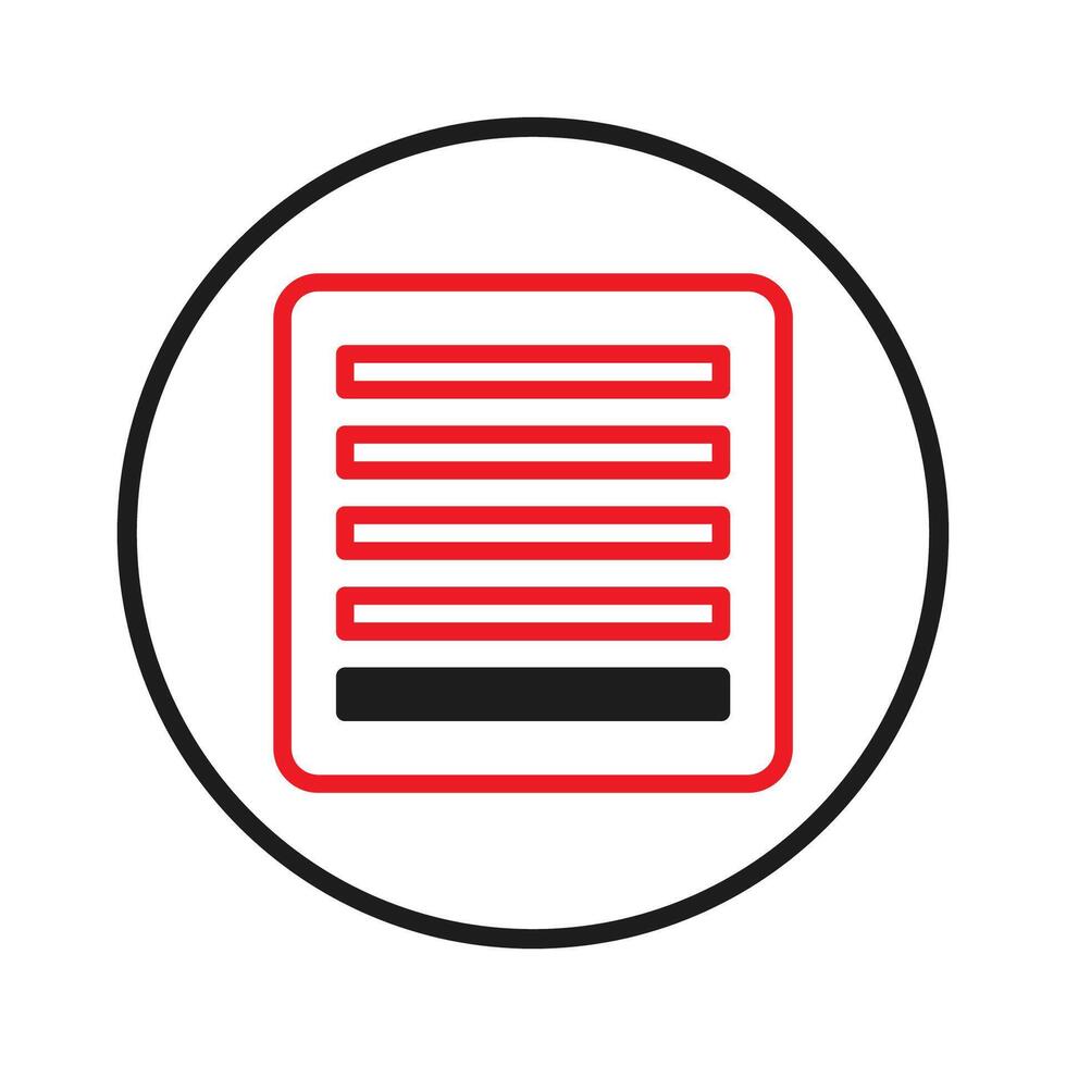 Conceptual illustration showcasing layered data structure within a defined circular frame for vector