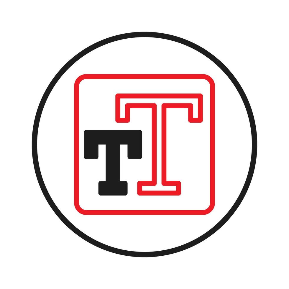 Creative juxtaposition of bold and outlined letterforms within a circular frame symbolizing vector