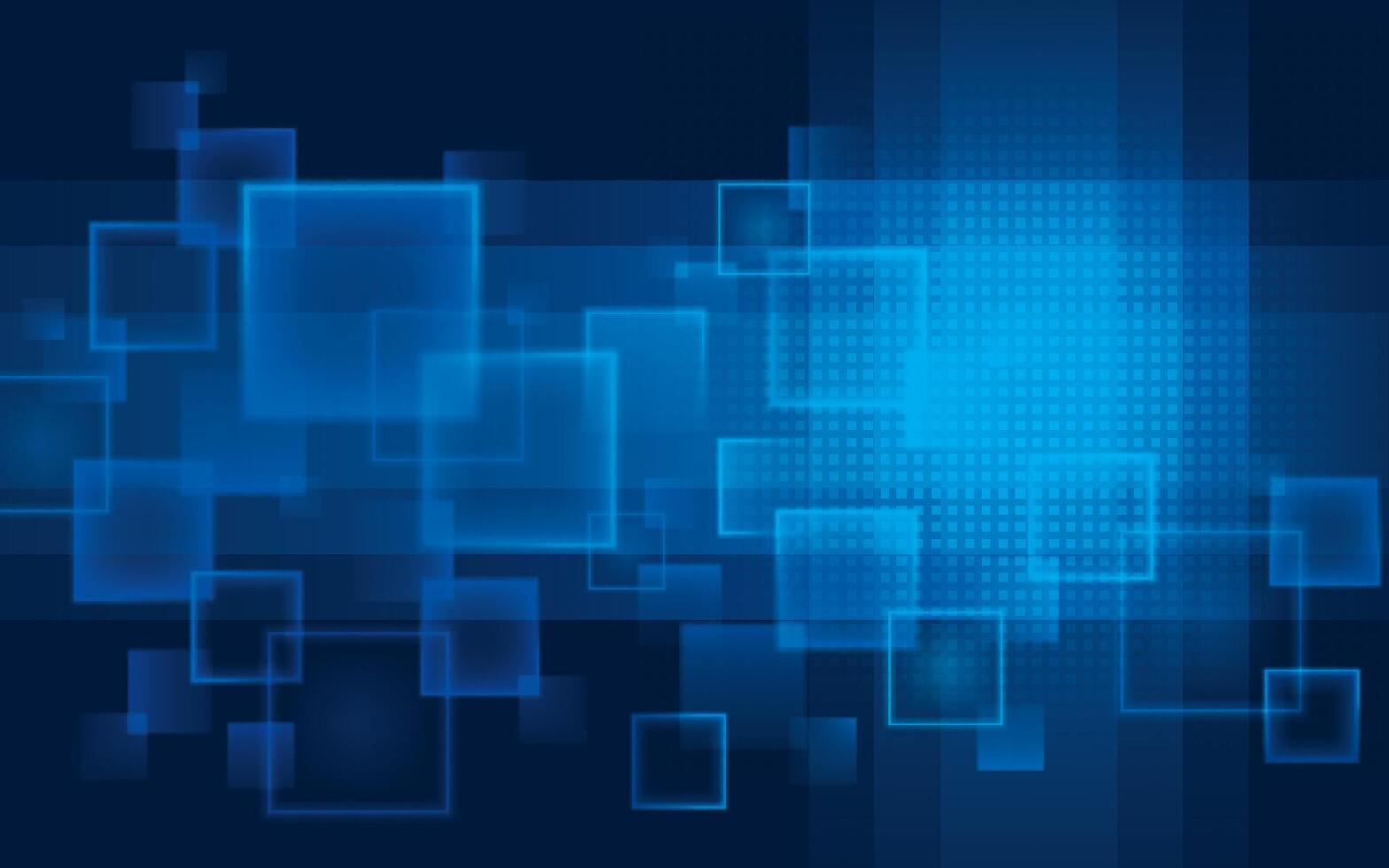 Abstract futuristic neon lights Square background. Blue Square futuristic shape on dark background. Technology digital concept. Modern scene Lighting effect. Light lines moving to lighting glowing. vector