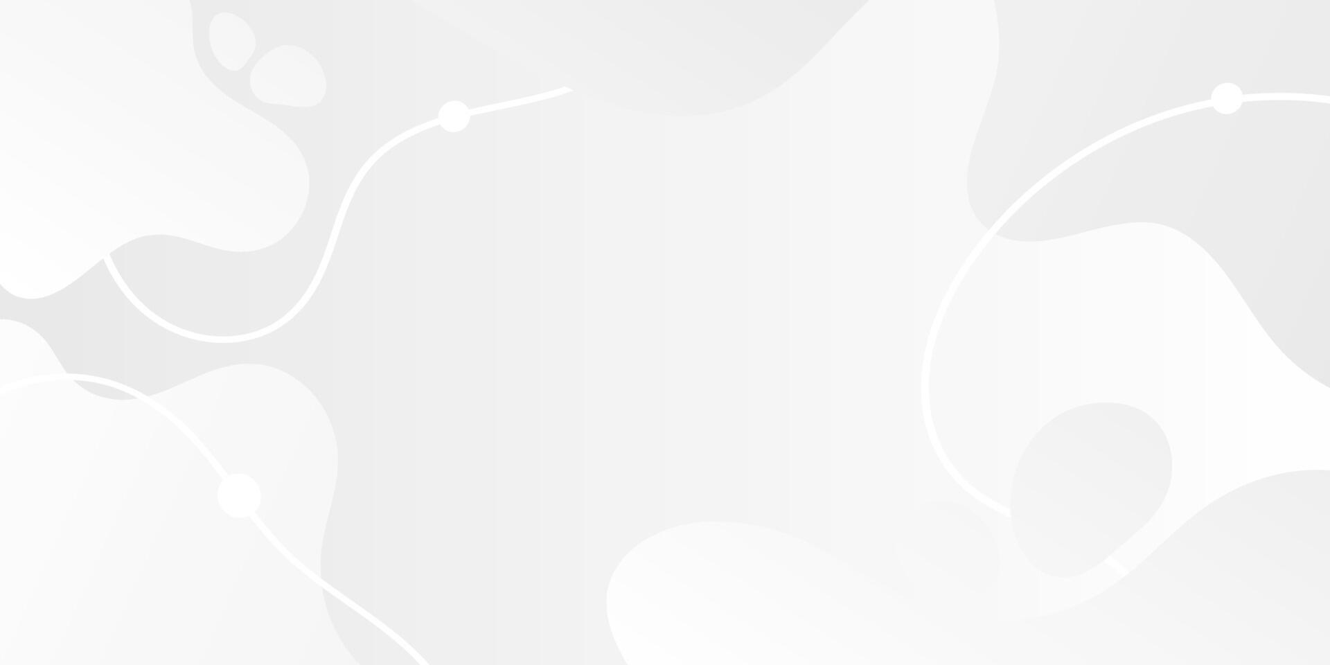 White Gradient Abstract Background. Smooth Organic Shapes and Waves Dynamic Wavy Lines vector