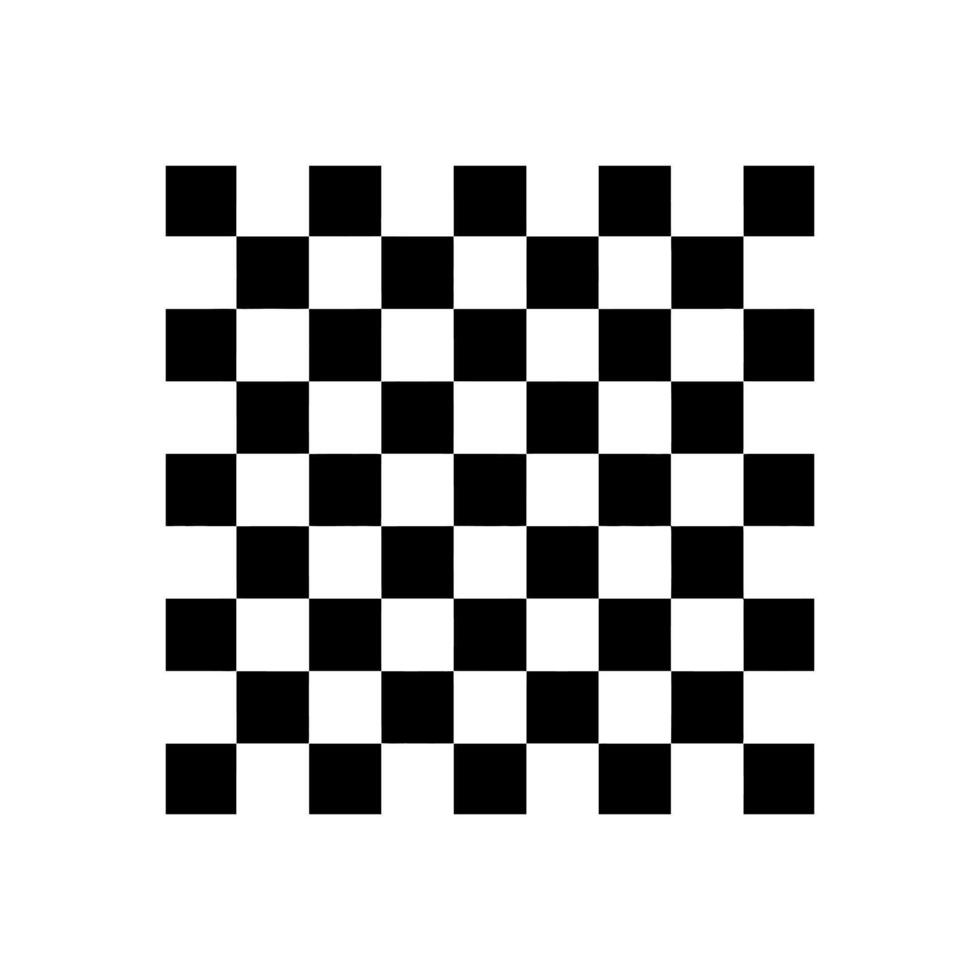 Black and white checkered pattern with empty space checkerboard squares vector