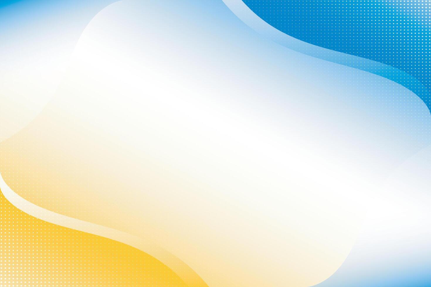 Abstract gradient blue and yellow background with geometry shape or soft backdrop wallpaper for flyer banner presentation vector