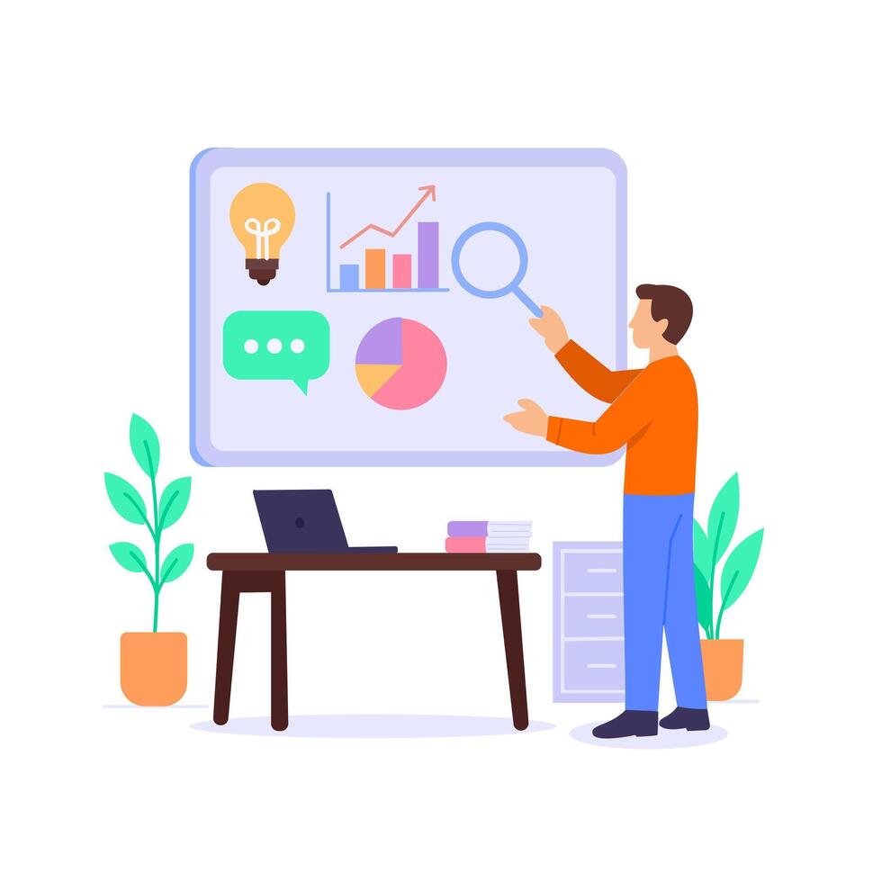 operando procedimientos, definiendo estándar negocio procesos vector