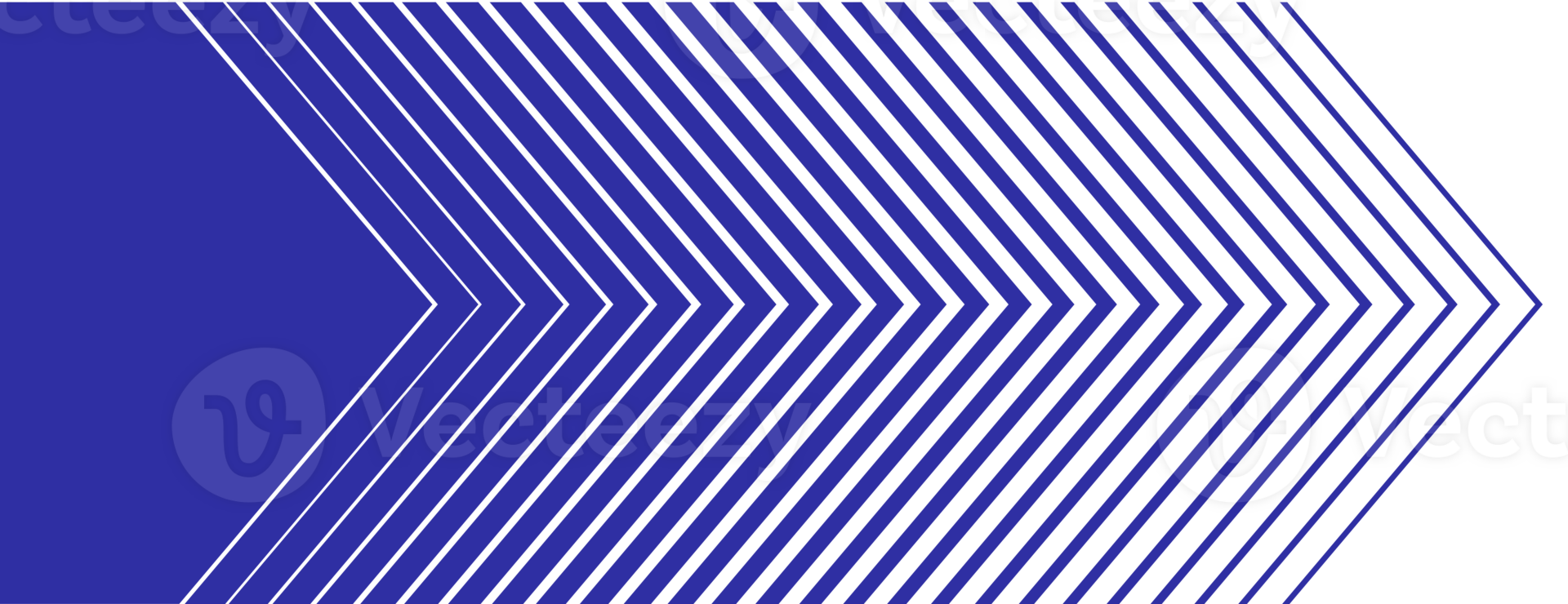 Striped arrow halftone gradation texture. Gradient Transition Lattice. Repeating triangle gradation line blue background png