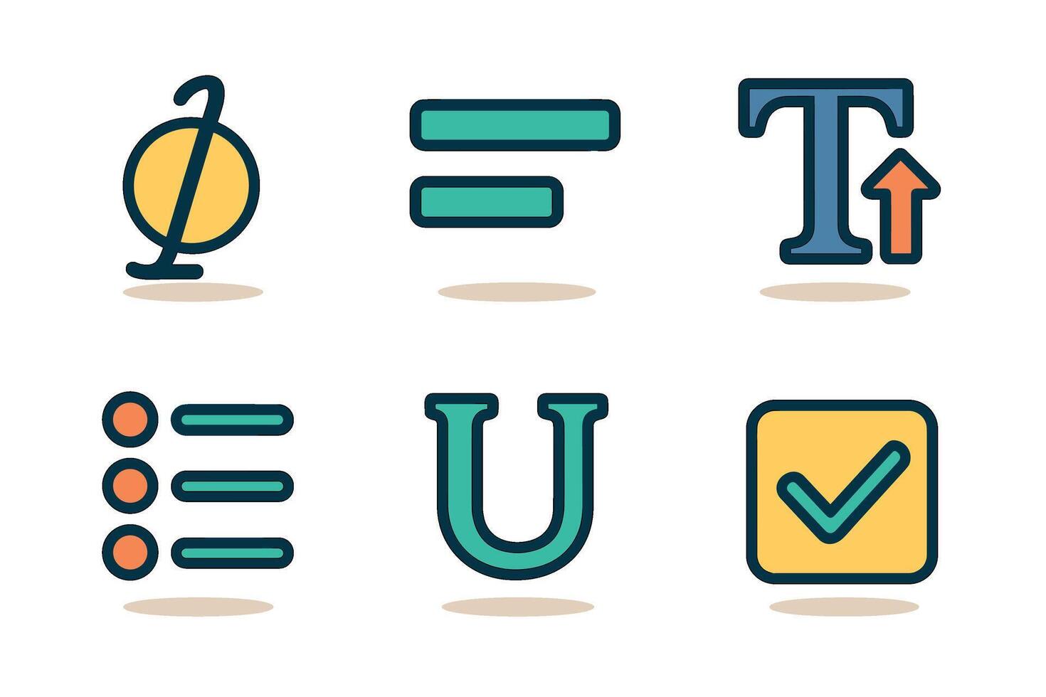 Concept of communication and organization symbols in digital design vector