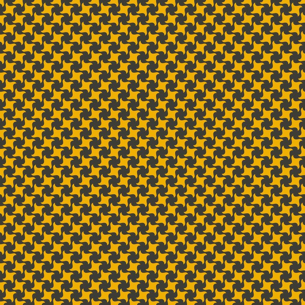 Geometric abstract pattern. Bold yellow and grey interlocking shapes create a dynamic, visually engaging texture. Ideal for backgrounds, textiles, website design, and more. vector