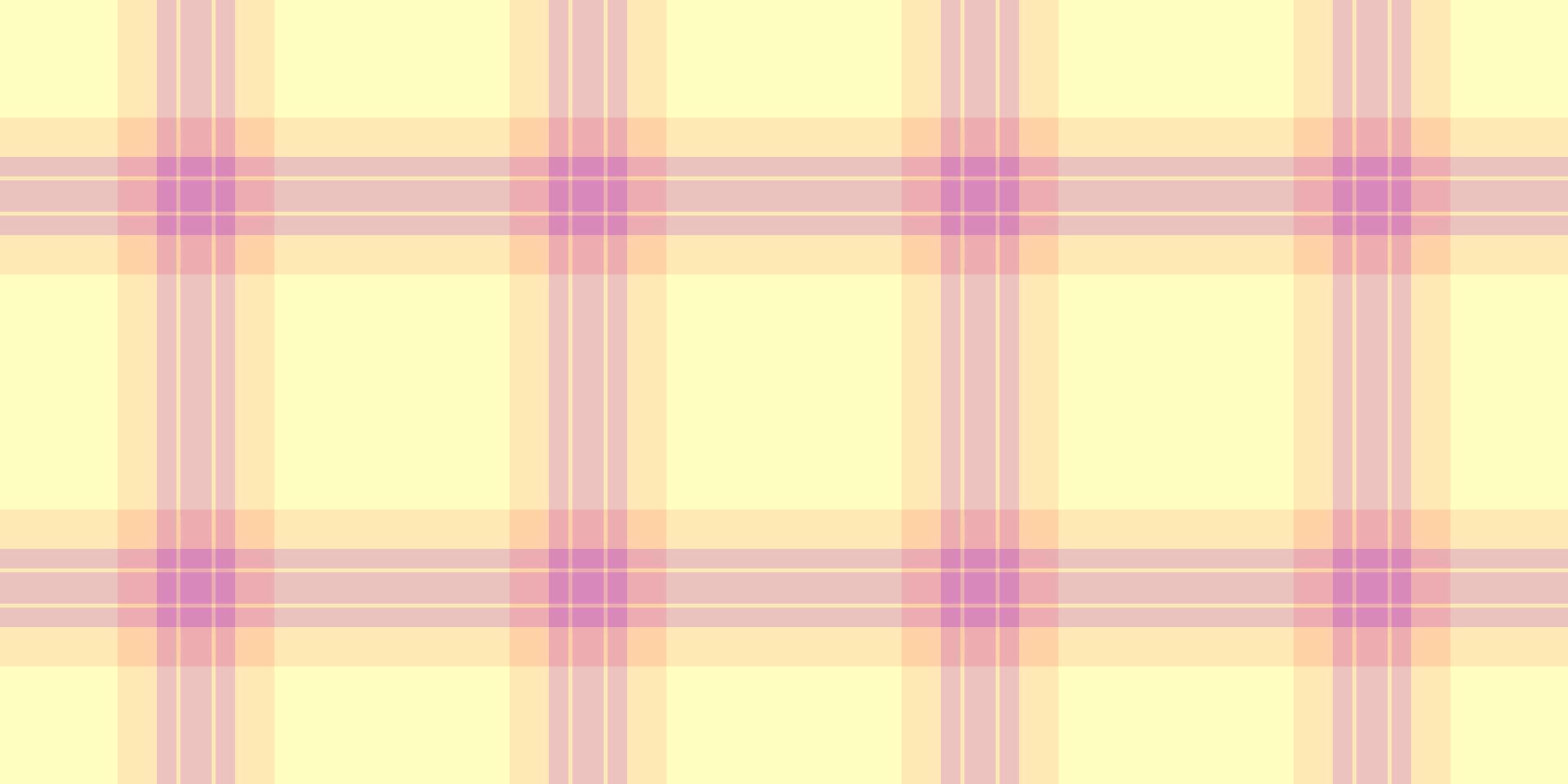 Soft, pastel plaid pattern in yellow and lavender. A calming, versatile design ideal for backgrounds, textiles, or adding a touch of understated elegance. vector