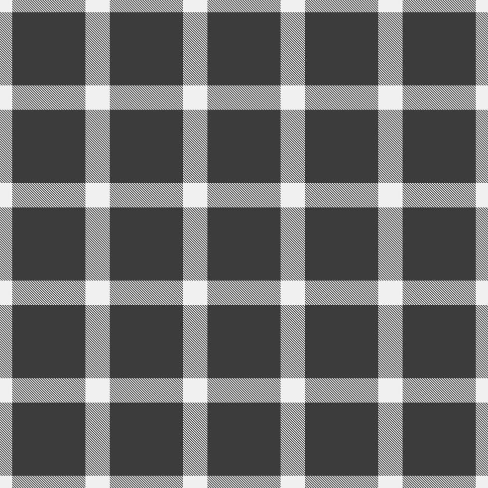 Seamless plaid pattern in grayscale. A classic, versatile design ideal for backgrounds, textiles, web design, and adding a touch of simple elegance to any project. vector