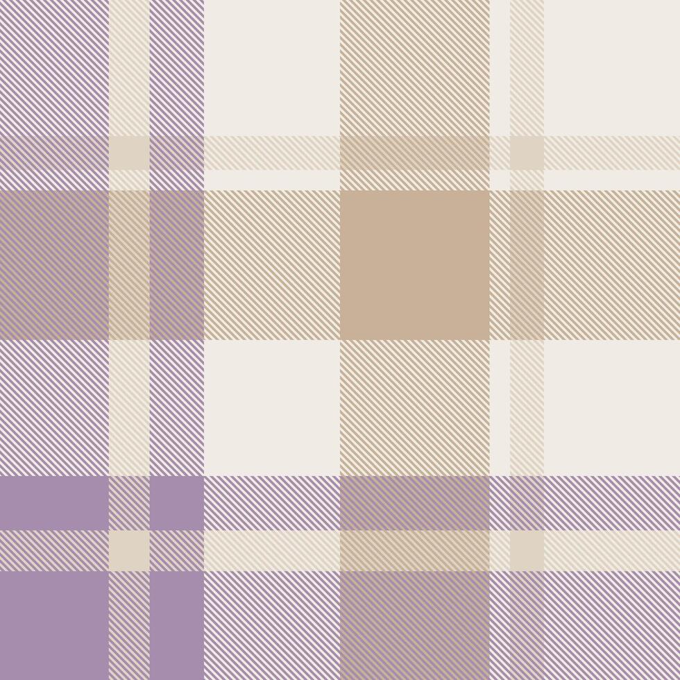 Elegant plaid pattern with soft, muted tones. Perfect for backgrounds, textiles, or adding a classic touch. Creates a cozy, comforting visual texture. vector
