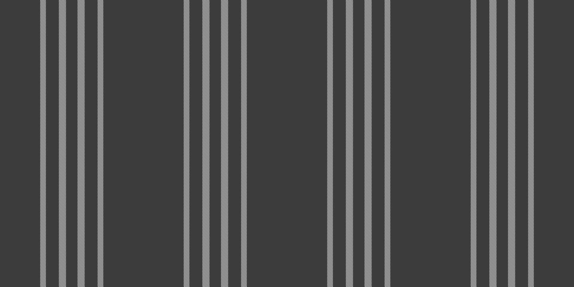 Elegant vertical stripe pattern in shades of gray. Seamless repeat, ideal for backgrounds, textiles, and graphic design projects. Simple, modern, versatile. vector
