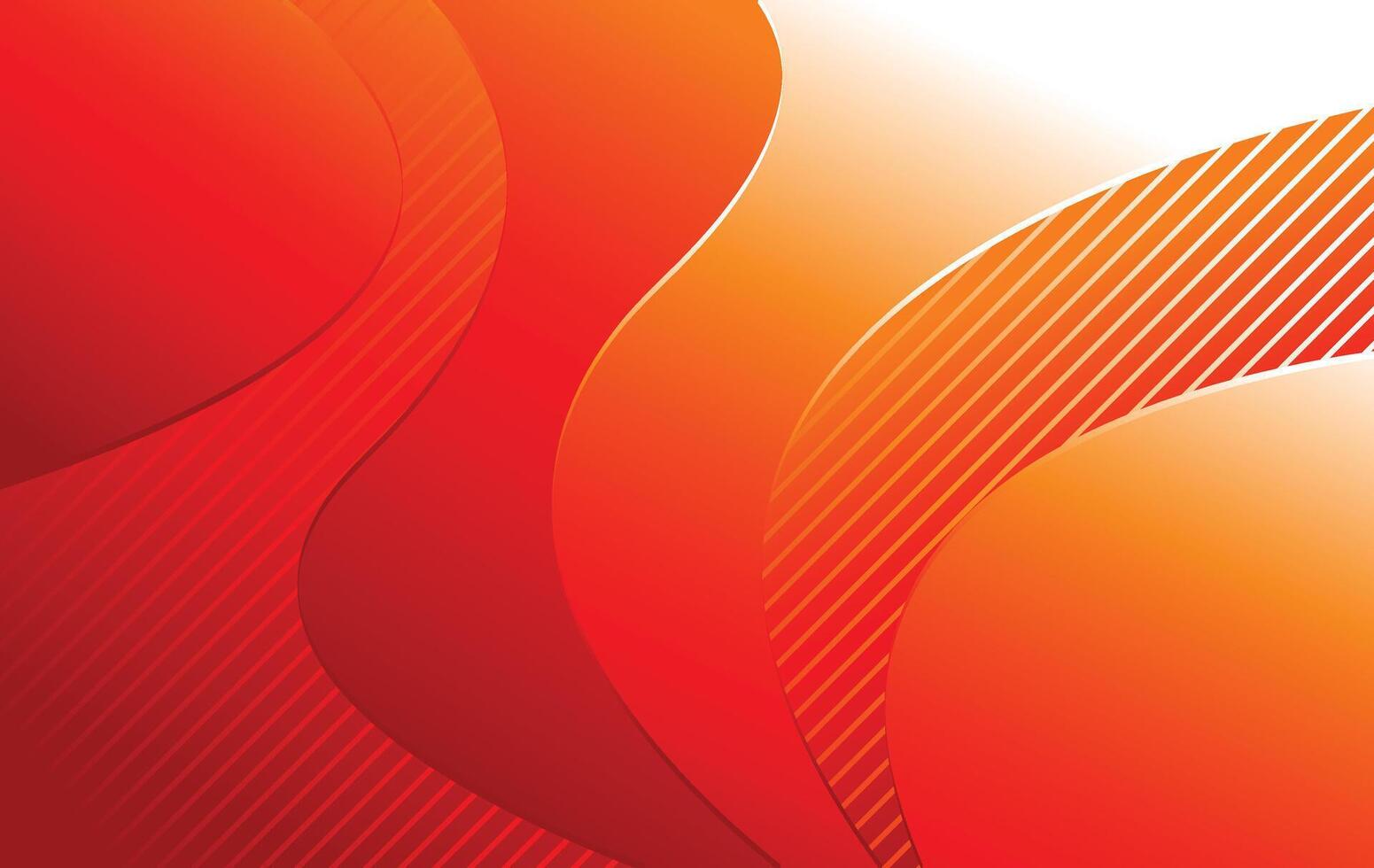 red modern and abstract wave background design template vector