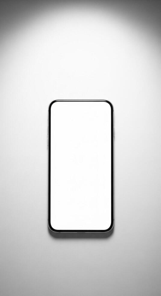 Mobile Device Frame UI Mockup for Announcement, Branding Display, Product Preview, Sign, Advertisement photo