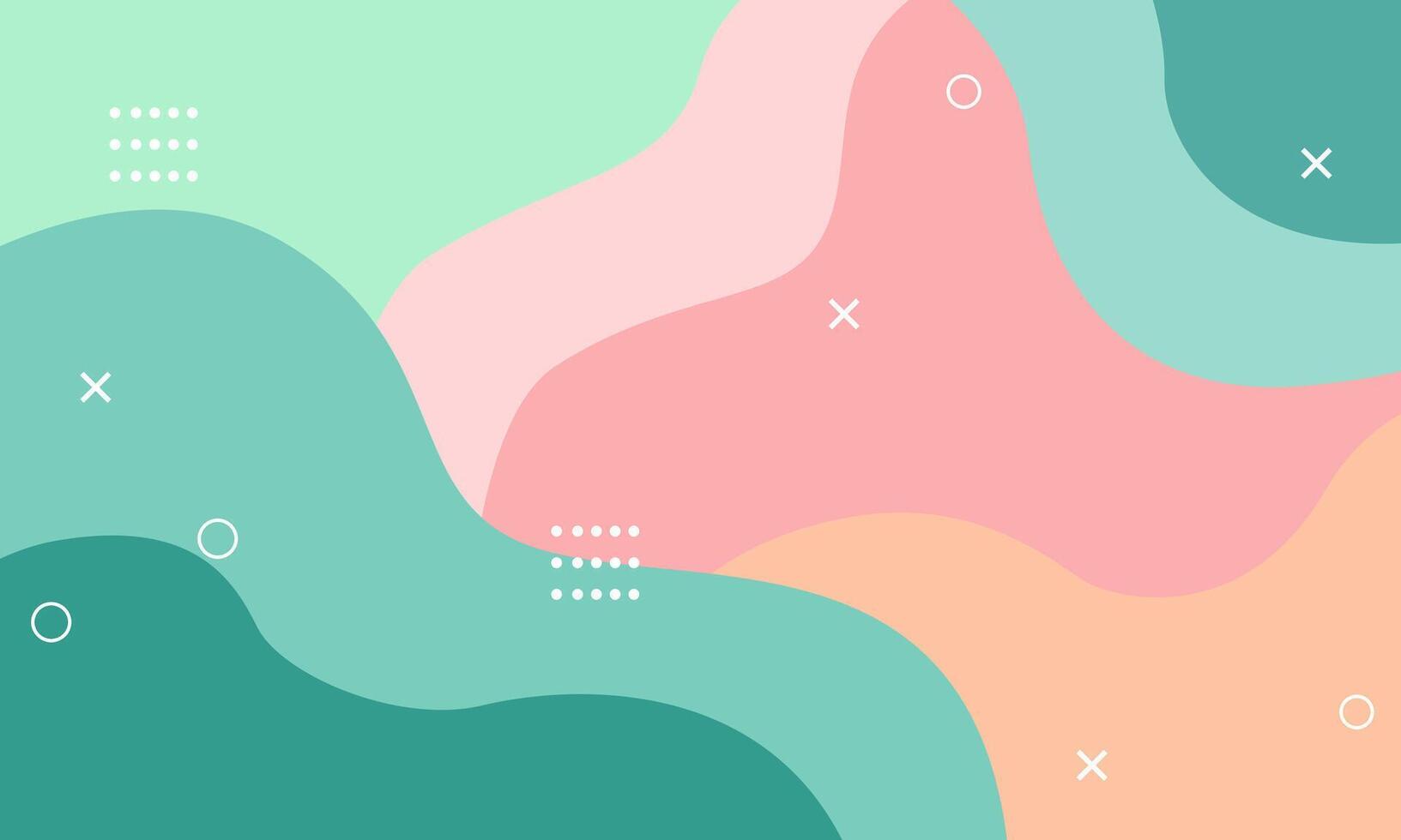 abstract background with colorful shapes and lines vector