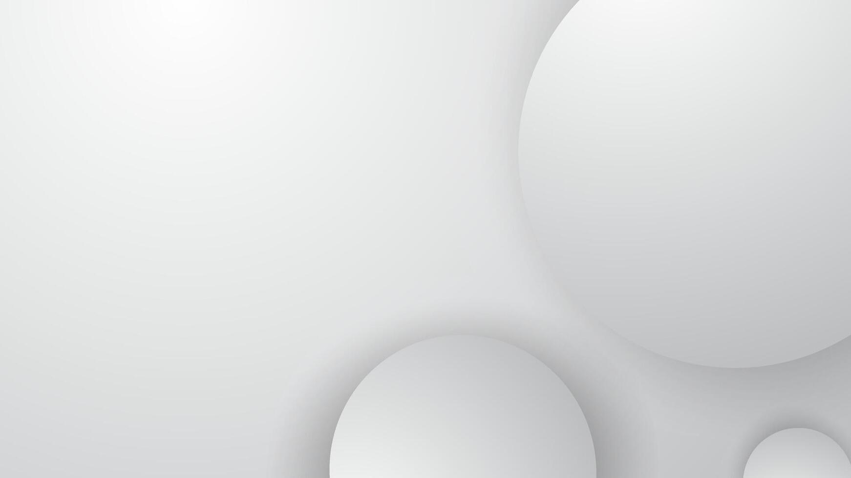 Grey White Gradient Abstract Background Design Circle Shape vector