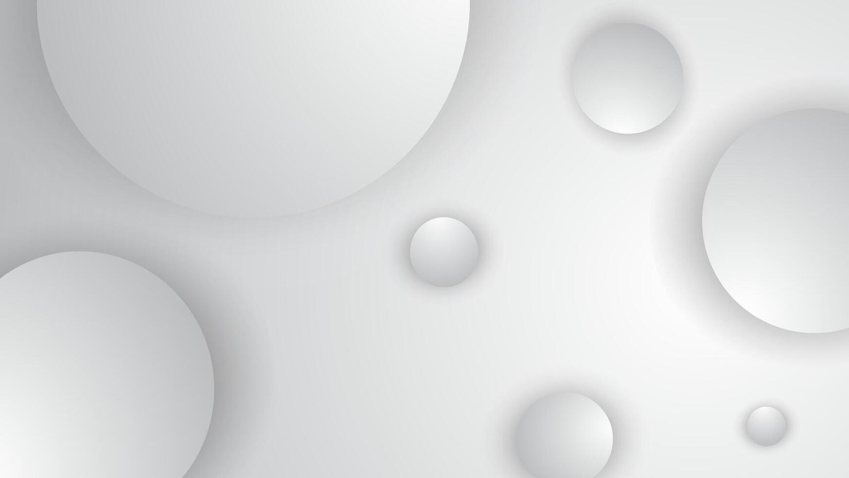 White Grey Gradient Abstract Background Design Circle Shape vector