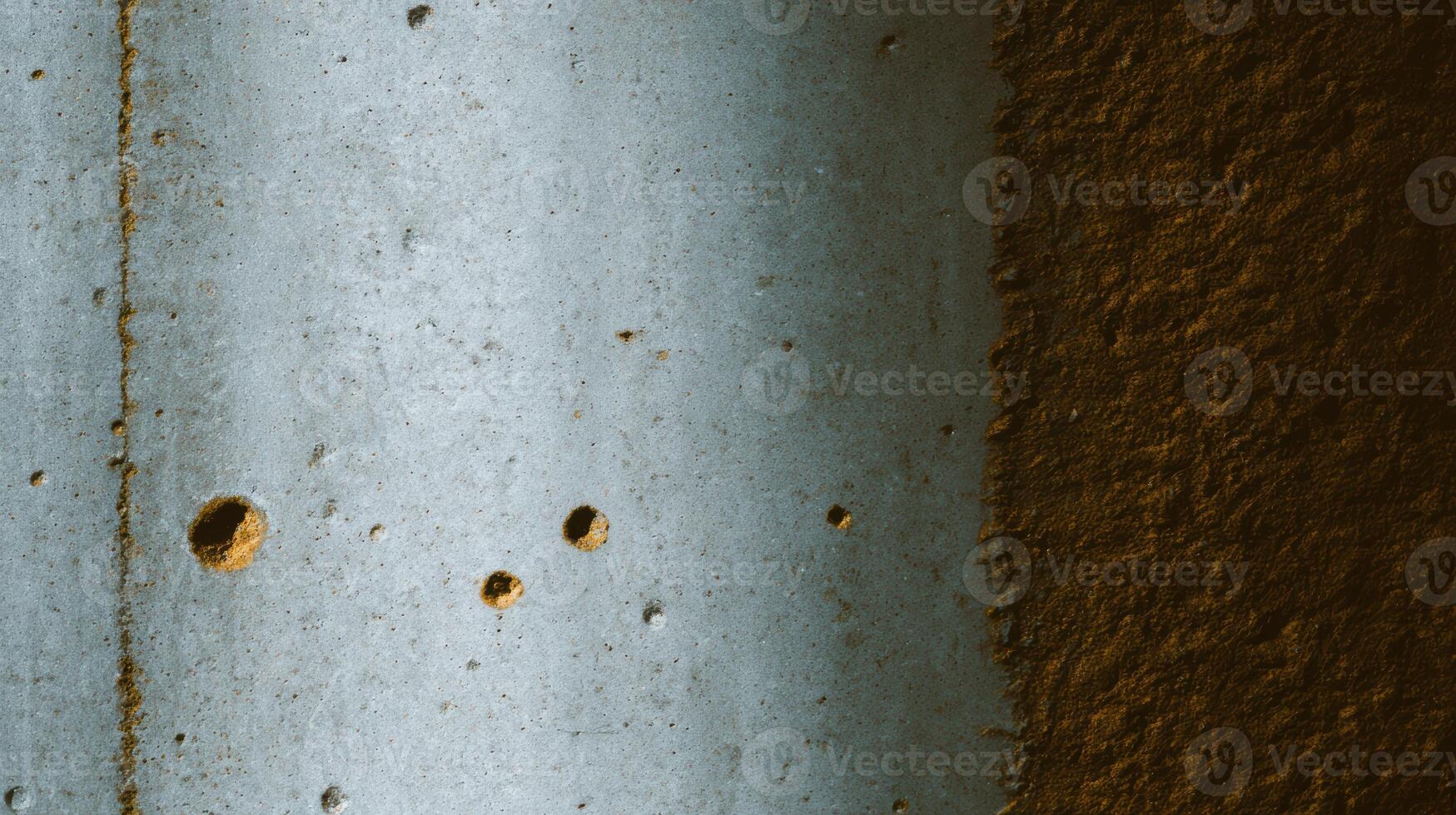 Surface textures of concrete with varied colors and patterns photo