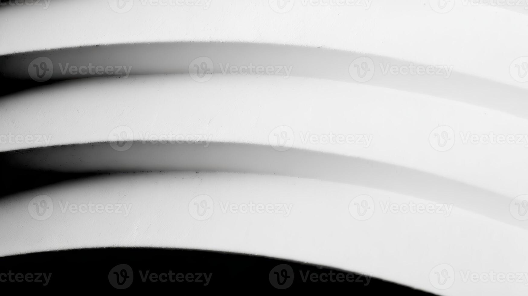 Curved white lines create modern minimal design photo