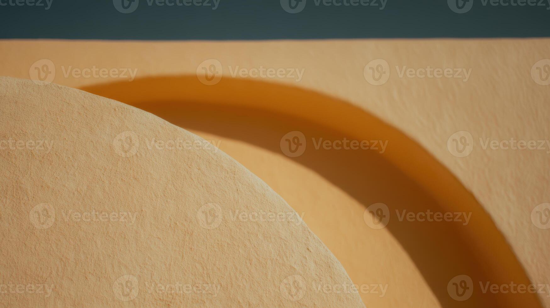 Simple shapes create an interesting design in warm tones photo