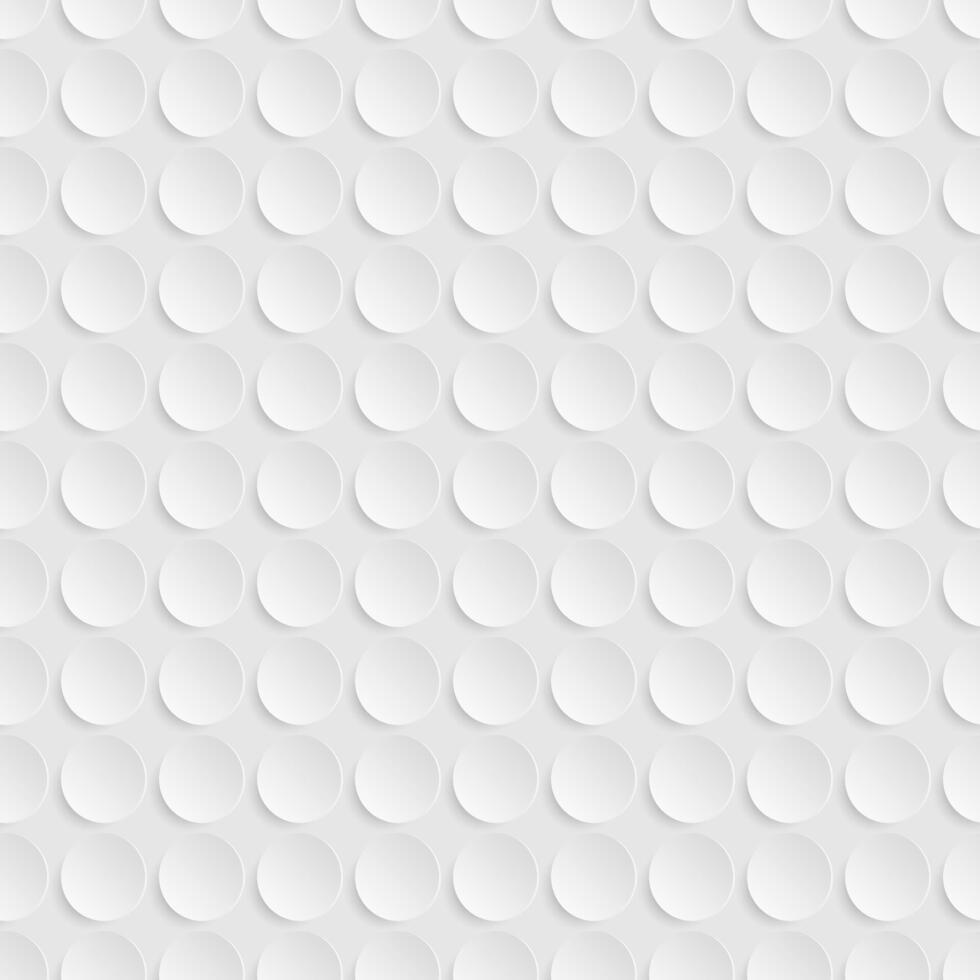 Abstract 3d seamless pattern with light gray circles. Geometric modern texture. vector