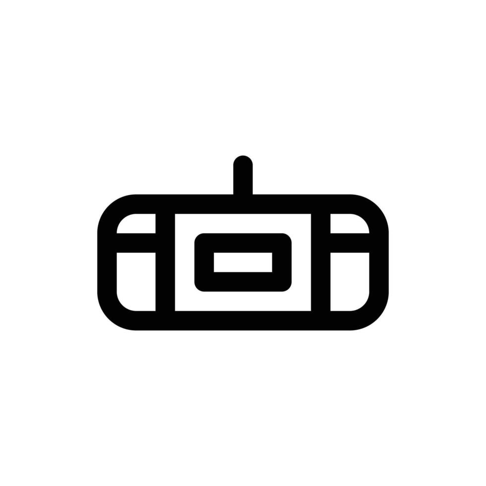 Simple Line Art Icon of a Game Controller. vector