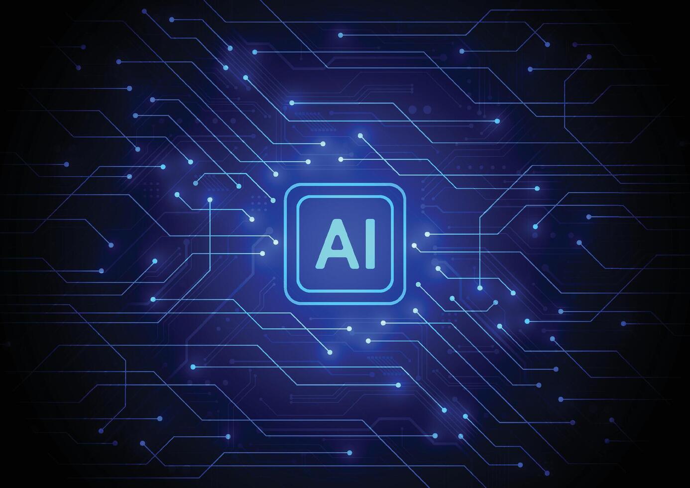 Artificial intelligence technology circuit vector