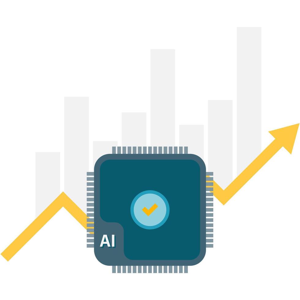 AI Trading Bot for Automated Investment Decisions vector