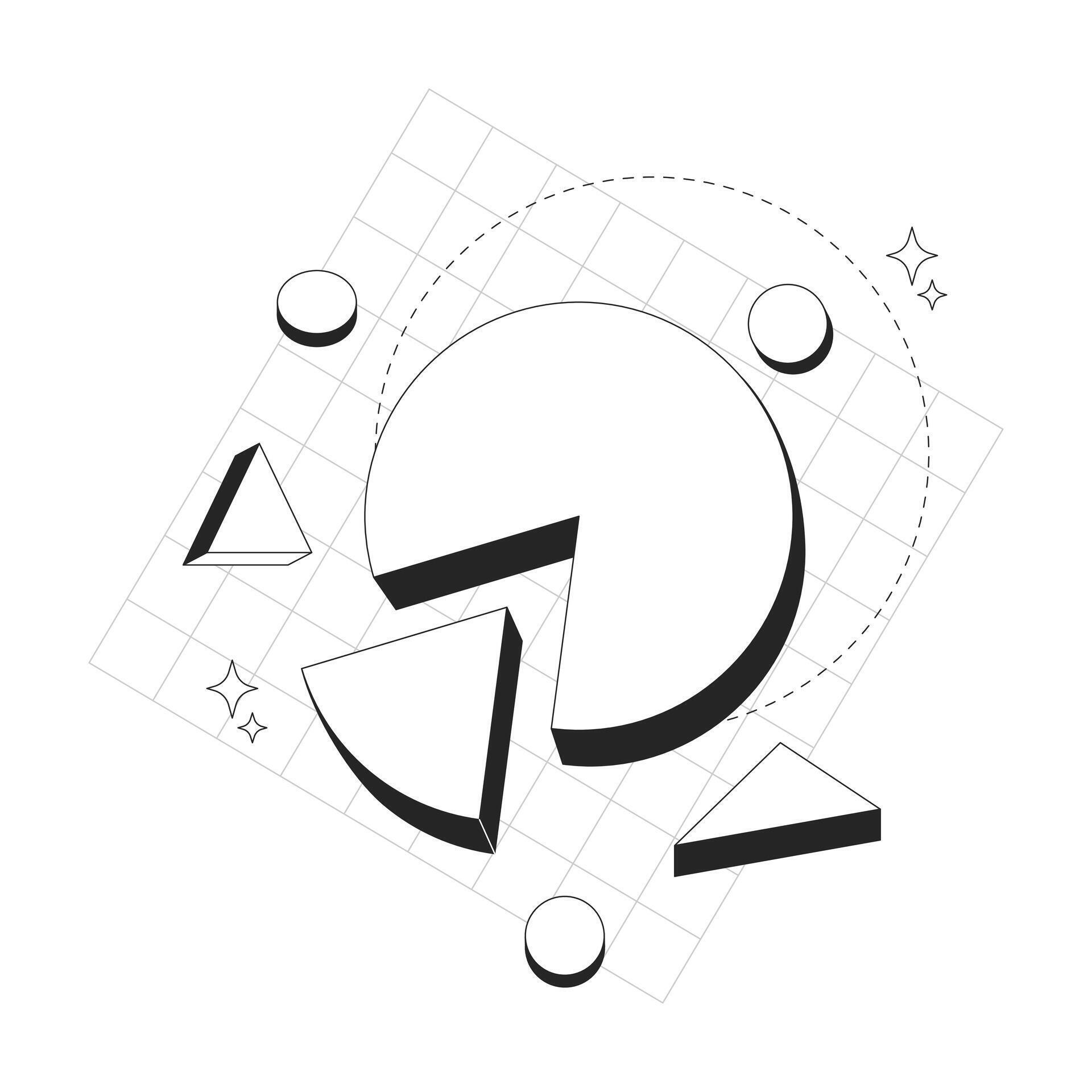 Statistics and data visualization line onboarding ui illustration ...